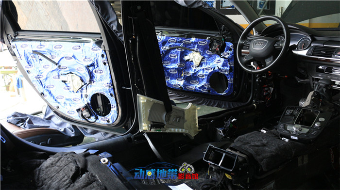 6奧迪A6L做好的四門隔音.jpg